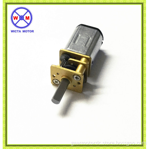 electric toy 6V high speed low noise 12mm small dc metal gear motor